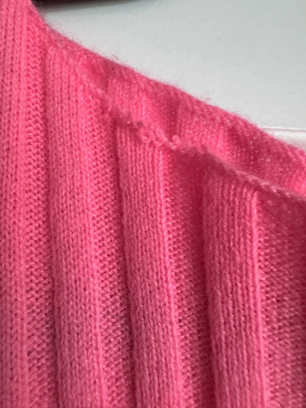 NWT J. CREW Women’s Wide-rib cashmere sweater shell Neon Capri Medium *SEE NOTE* - Picture 11 of 16